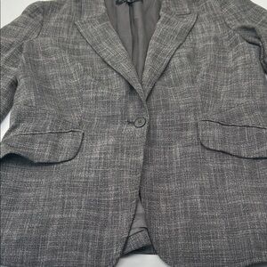 Jones New York Gray Textured Women's Blazer